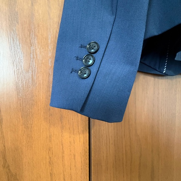 Banana Republic Navy Blue Single-Button Tailored Blazer Women’s Size 4 - Picture 5 of 5